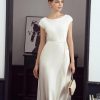 Tea Rose Minimal Gown With Effortless Elegance For